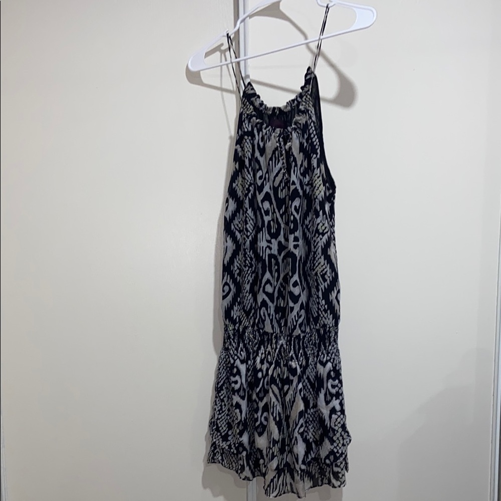 Hale Bob Black and White Mini Dress